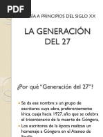 La Generación Del 27