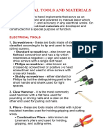 Electrical Tools and Materials