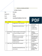 Review Jurnal - Jonni William Panjaitan - Capital Markets Research in Accounting