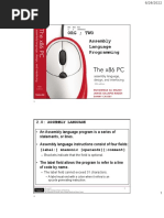 CH - 2 - Assembly Language Programming