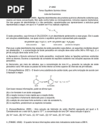 2º ANO - Equilibrio Ionico