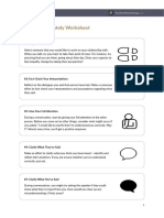 Listening Accurately Worksheet