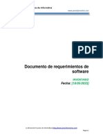 Documento de Requerimientos de Software