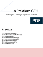 Catatan Praktikum GEH