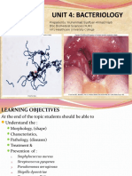 Unit 4 Bacteriology