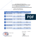 Jadwal US SMP ET TNG