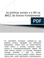 As Práticas Sociais e A AD Na BNCC