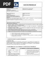 Guía de Aprendizaje: Mezclar Materias Primas de Acuerdo Con Formulación y Procedimientos Establecidos