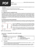 EEE241L - Lab 4 - Parallel RLC Circuits