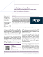 Bilaterally Impacted Mandibular Supernumerary Premolars Associated With Unusual Clinical Complications