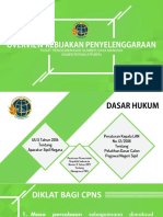 Overview Kebijakan Penyelenggaraan Pelatihan