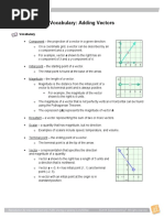 Add Vectors Vocab