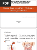 Exame Físico Específico - Abdome e Sistema Geniturinário