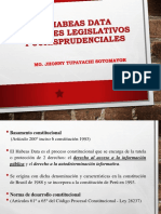 Proceso Constitucional de Habeas Data