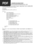 Examen Final de Fundamentos de Programación 2022-II