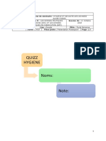 Quizz Sur L'hygiène - 084308