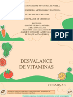 Deficiencia de Vitaminas