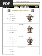 Termostatos para Volkswagen Utilitarios
