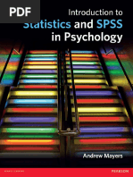 Mayers, Andrew - Introduction To Statistics and SPSS in Psychology-Pearson (2013)