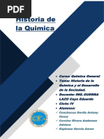 Historia de La Quimica Informe