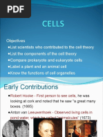 Cells and The Cell Theory