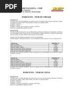 Aula 4 - Exercícios (Teor de Umidade e Cinzas) 2021 - ALUNOS