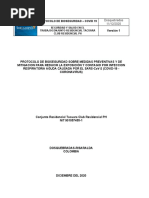 Protocolo de Bioseguridad Tacuara Zonas Humedas