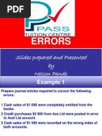 Handout Errors Lesson