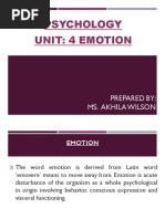 Psy. Unit-4 Emotions