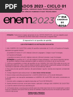 2023 Simulado Ciclo-1 Dia-1 Online