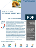 Modul Projek Kewirausahaan Berbahan Dasar Tahu