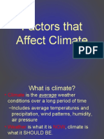 Factors That Affect Climate