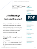 Metal Painting - Painting Metal Surfaces - Anti Corrosion Paint For Metal