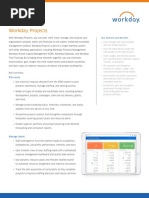 Datasheet Workday Projects