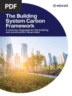 Building System Carbon Framework