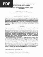 Modification of Food Characteristics With CMC