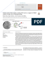 Catalyst Used in Fluid Catalytic Cracking (FCC) Unit As A Support of NiMoP Catalyst For Light Cycle Oil Hydroprocessing