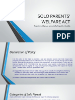 Solo Parents' Welfare Act