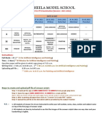 PT3 Schedule-2022 (Classes 9 To 12)