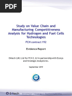 FCH JU Electrolyser Supply Chain Analysis