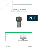 ME435 Three-Phase Handhold Power Meter