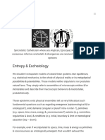 Entropy & Eschatology - Syncretistic Catholicism