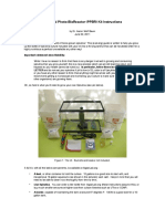 Personal Photo-BioReactor (PPBR) Kit Instructions