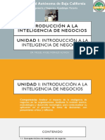 Unidad I.-Introducción A La Inteligencia de Negocios