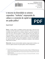 Michetti, M. O Discurso Da Diversidade No Universo Corporativo