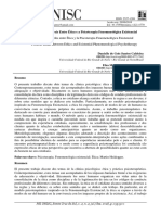 Caminhos Possíveis Entre Ética e A Psicoterapia Fenomenológica Existencial