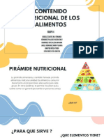 Contenido Nutricional de Los Alimentos Equipo 4