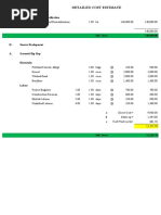 Detailed Cost Estimate: I. Mobilization and Demobilization