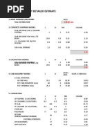 Rosario Estimates For BLDG Permit