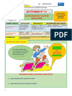 11º Act. La Declamación